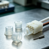Transparente Kunststoff-Staubschutzkappe, Spritzgegossener Schutzstecker für USB-Anschluss, Kopfhörerbuchse und Elektronische Steckverbinder