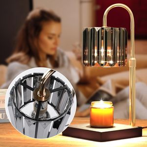 Candle Warmer <b>Lamp</b> with <b>Timer</b>, Dimmable Electric Candle Warmer Adjustable Height, Glass Modern Candle Melter <b>Lamp</b>. - Product Image 6