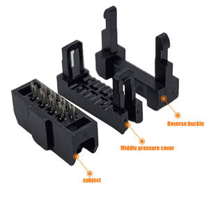 Conector IDC de 2.54 mm, 8 Pines, de Tres Piezas, Macho y Hembra - Product Image 2