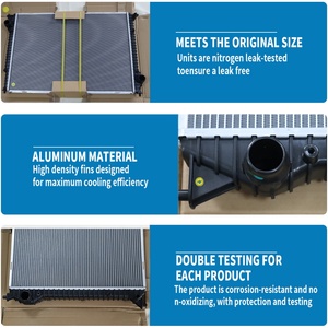 Radiador de Coche 3W0198115H 3W0198115J 3W0198115 con Núcleo de Aluminio y Tanques de Plástico para BENTLEY Continental GT Flying Spur - Product Image 6