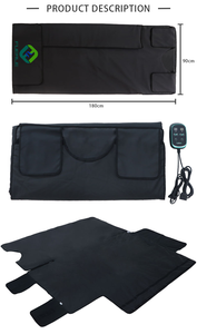 富勒专业红外毯OEM/ODM低电动势远红外桑拿毯，带美国/欧盟插头 - Product Image 4