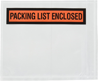 Liste d'emballage auto-adhésive transparente, enveloppes, pochettes, liste d'emballage adhésive transparente, enveloppes d'expédition