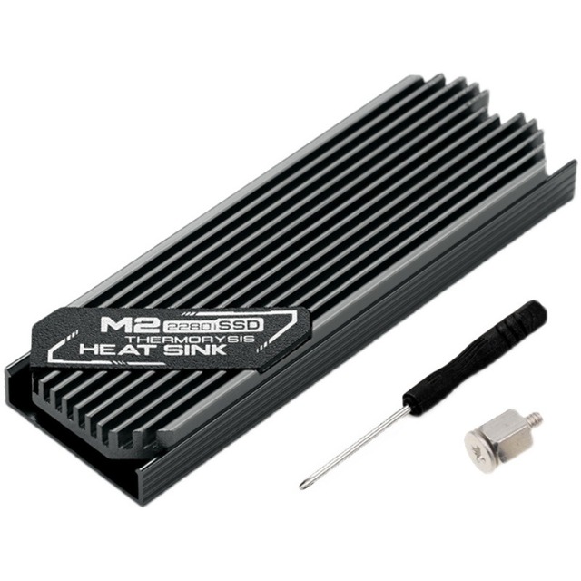 M2 solid-state heat sink, M.2 hard disk heat sink jacket, ssd cooling all-aluminum PCI-E solid-state heat sink