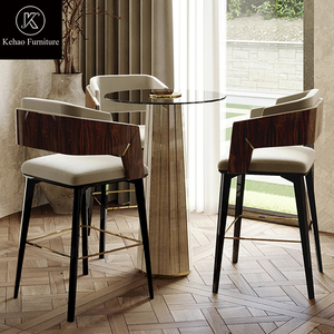 Mesa Alta de <span class=keywords><strong>Bar</strong></span> Redonda de Acero Inoxidable Dorado de Diseño Moderno y Lujoso para Bodas - Product Image 2