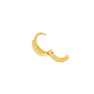 YW gros 18K plaqué or en acier inoxydable femme bijoux amour <span class=keywords><strong>cerf</strong></span>-<span class=keywords><strong>volant</strong></span> boucle d'oreille - Product Image 6