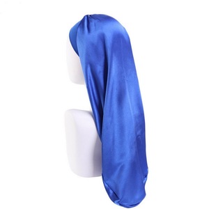 Bonnet en satin réglable de qualité supérieure avec bande élastique pour cheveux longs – Meilleure vente - Product Image 3