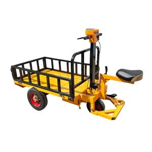 Carretilla elevadora de almacén de fábrica de gran venta, plataforma de carga plana eléctrica de alta calidad, carro de mano, camión de plataforma plana - Product Image 3