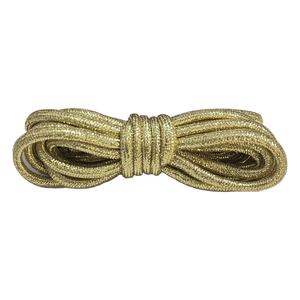 Cordones Redondos Brillantes de 5mm, Color Dorado y Plateado Metálico, Cordones Casuales Ligeros para Zapatos de Lona, Zapatillas Deportivas - Product Image 3