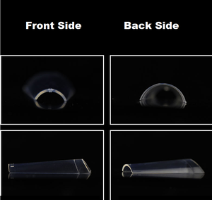 Pointes d'ongles HQ Mixed Proc Discount, 500 pièces, transparentes, droites, sans courbe en C, demi-couverture, pointes d'ongles coniques, pointes d'ongles magnifiques - Product Image 6