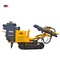 Machine de forage de dynamitage de roche dure hydraulique sur chenilles de haute qualité pour la construction de routes de carrières minières