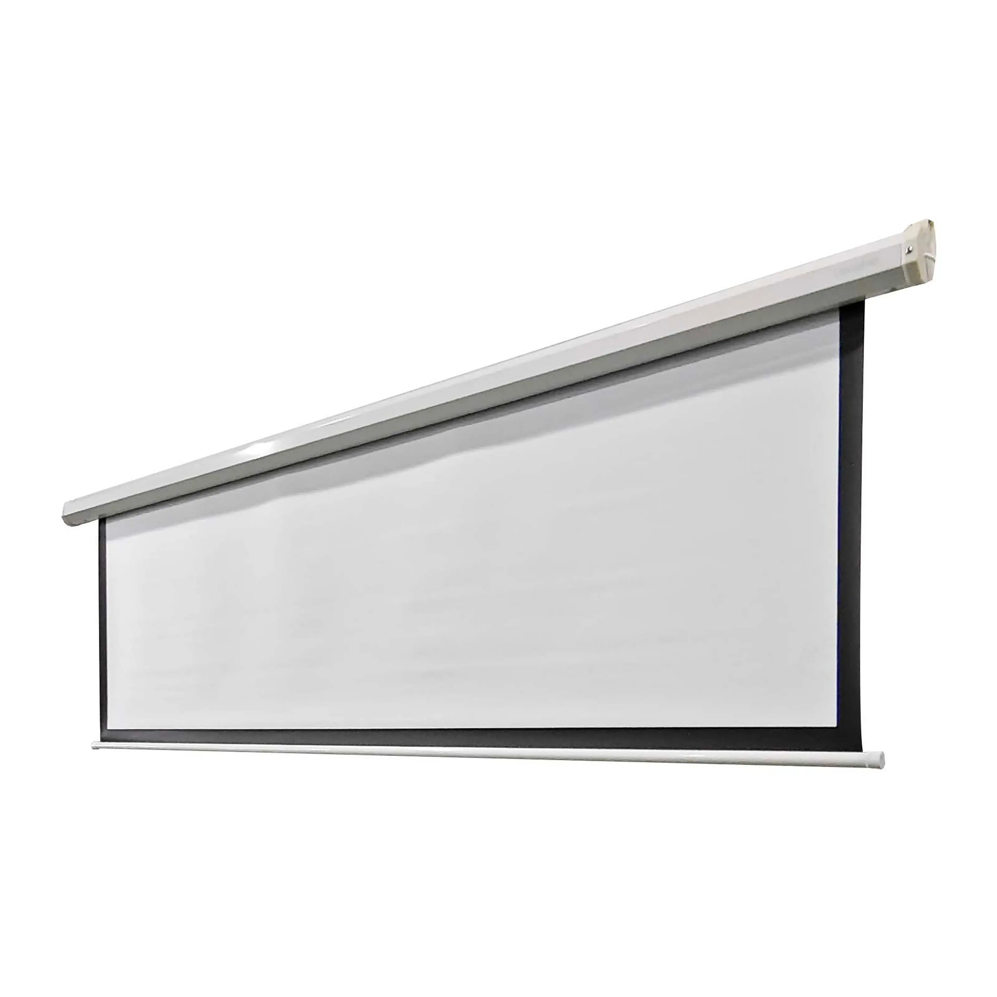 electronic RC 3D cheaper price with high quality pull up/pull down Projection Screen manual movie screen for home cinema