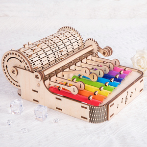 Nuevo Piano de Madera con Teclas de Percusión, Juguete Educativo Clásico de Aprendizaje Musical Sensorial <span class=keywords><strong>para</strong></span> Niños y Niños Autistas, con Certificación CE - Product Image 1