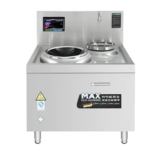 Fabricante de cocina de inducción comercial wok 8 12 10 15 20 30kw Cocina eléctrica industrial profesional 380V de alta potencia