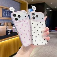 Nouvelle coque de téléphone à petit cœur tendance pour iPhone 18 17 16 15 14 Pro Max, chargement magnétique sans fil, antichoc, protection intégrale