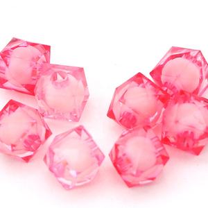 Cuentas Sueltas Acrílicas Facetadas de Colores Mezclados Shiiyi Sy-117, 500g/bolsas, Transparentes, para Fabricación de Joyería DIY - Product Image 2