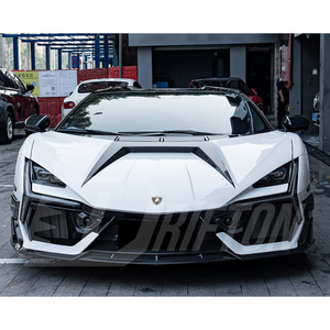 Capot en fibre de carbone entièrement visible style MSY pour Lamborghini Revuelto 2023 et suivants - Product Image 3