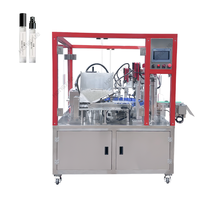 Machine automatique de remplissage et de bouchage de flacons en verre liquide cosmétique, remplisseuse et bouchonneuse de flacons de parfum sous vide