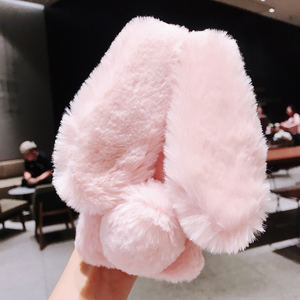 Ốp Điện Thoại Lông Thú Sang Trọng Ấm Áp Lông Thỏ Tai Dài Cho <span class=keywords><strong>iPhone</strong></span> <span class=keywords><strong>5</strong></span> 5S SE 6 6S 7 7 Plus Ốp Lưng - Product Image 6