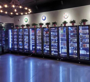 Nhà máy trực tiếp Deluxe dọc tủ đông cho rượu đồ uống Cola nước giải khát mát trực tiếp làm mát không khí nhiệt độ cơ học - Product Image 3