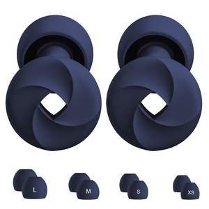 Bouchons d'oreilles anti-bruit en silicone réutilisables pour dormir, 4 tailles - Product Image 5