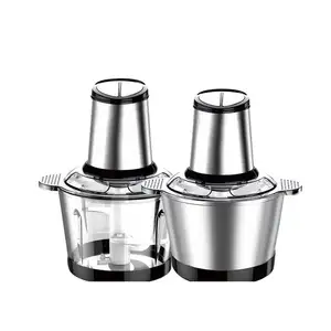 food kitchen 2l wonder vegetable mini home chopper processor 3l stainless steel electric glass meat grinder for sale