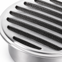 Grille de ventilation moderne en acier inoxydable à persiennes réglables pour plafond, sortie d'air mural, pour entrepôt