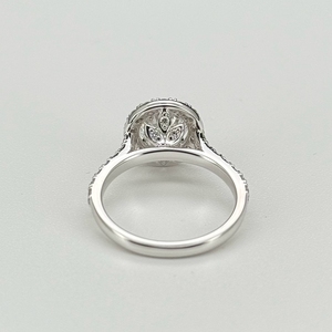 HQ gemme D VS1 IGI diamante 18K oro bianco tondo 1ct 2ct 3ct 4ct 5 carati laboratorio CVD diamante anello di diamanti - Product Image 4