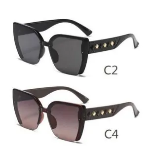 2023 Brand Female Eyeglasses Big Frame Vintage Party Square Sun Glasses Rectangular Sun Glasses