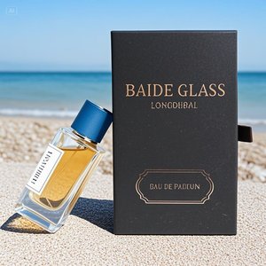 Wholesale Arab Perfume Empty <b>Bottle</b> Clear Aluminum Pump Sprayer Crimp 30ml 50ml 100ml Glass Square Perfume <b>Bottle</b> With Gift Box - Product Image 3