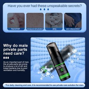 <span class=keywords><strong>Nettoyant</strong></span> Moussant <span class=keywords><strong>Intime</strong></span> Naturel Équilibrant le pH pour Hommes, 60ml, Marque Privée, Produit d'Hygiène Rafraîchissant - Product Image 3