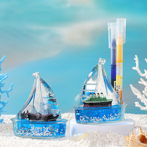 Adornos Creativos <span class=keywords><strong>de</strong></span> Arena Movediza Líquida con Aceite <span class=keywords><strong>de</strong></span> Velas Marinas Variadas; Pequeños Regalos <span class=keywords><strong>de</strong></span> Playa; Botellas Flotantes con Líquido; Flotantes - Product Image 2