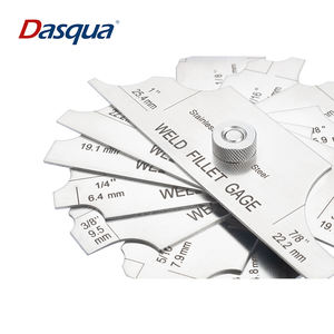 Dasqua उच्च परिशुद्धता 6 ब्लेड मीट्रिक वेल्डिंग पट्टिका गेज वेल्ड माप गेज - Product Image 6