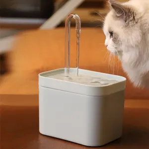 Produto Dropshipping 2023 Automático Elétrico Mudo Cat Water Dispenser Smart Pet Water Fountain com Filtros