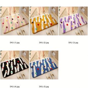 Soft Plush Fluffy Carpet Kids Bedroom Decor Rug Cozy Bathroom Rugs Cute Tufted <b>Doormat</b> Bath Mat - Product Image 2