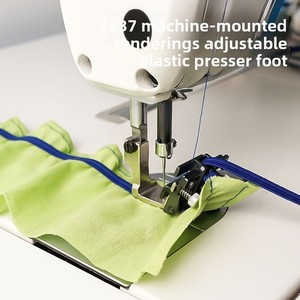 Pied presseur élastique réglable industriel, robuste, entièrement en acier, largeur 0-50 mm pour la couture de sangles et de bandes sur les machines Juki/<span class=keywords><strong>Brother</strong></span> - Product Image 3