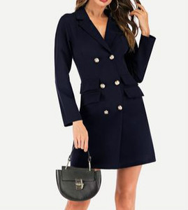 Vendita calda autunno e inverno nuovo stile vestito <span class=keywords><strong>doppiopetto</strong></span> da donna in tessuto giacca vestito - Product Image 6