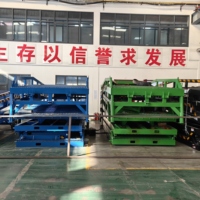 Plate-forme mobile de stockage et de logistique de pont d'embarquement fendu de chargement et de déchargement de conteneur de SINO 10T