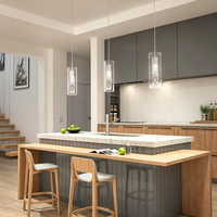 Fabriqué en Chine, usine de Foshan, design moderne, armoires de cuisine bon marché, fournisseur unique, design d'intérieur pour cuisines