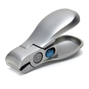 Coupe-ongles en acier inoxydable durable, nouveau design, à mâchoires larges, outil de manucure, lame courbée, portable pour les ongles des doigts et des orteils - Product Image 1