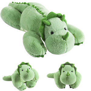 Wholesale 4lbs Weighted Stuffed Animals ODM Giant Dinosaur <strong>Plush</strong> Soft Dino Pillows Cute Toys Stress Relief Custom <strong>Large</strong> <strong>Plush</strong> - Product Image 4