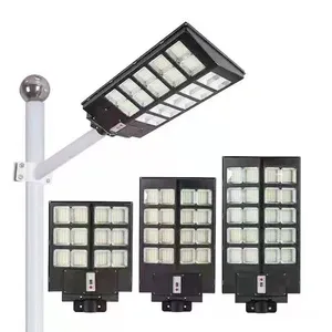 New 40000Lm 360W 1000W 2000W Outsids Garden Backyard Outdoor Wall Lamp Abs Led All In 1 Solar Street Lights For Smart Cities