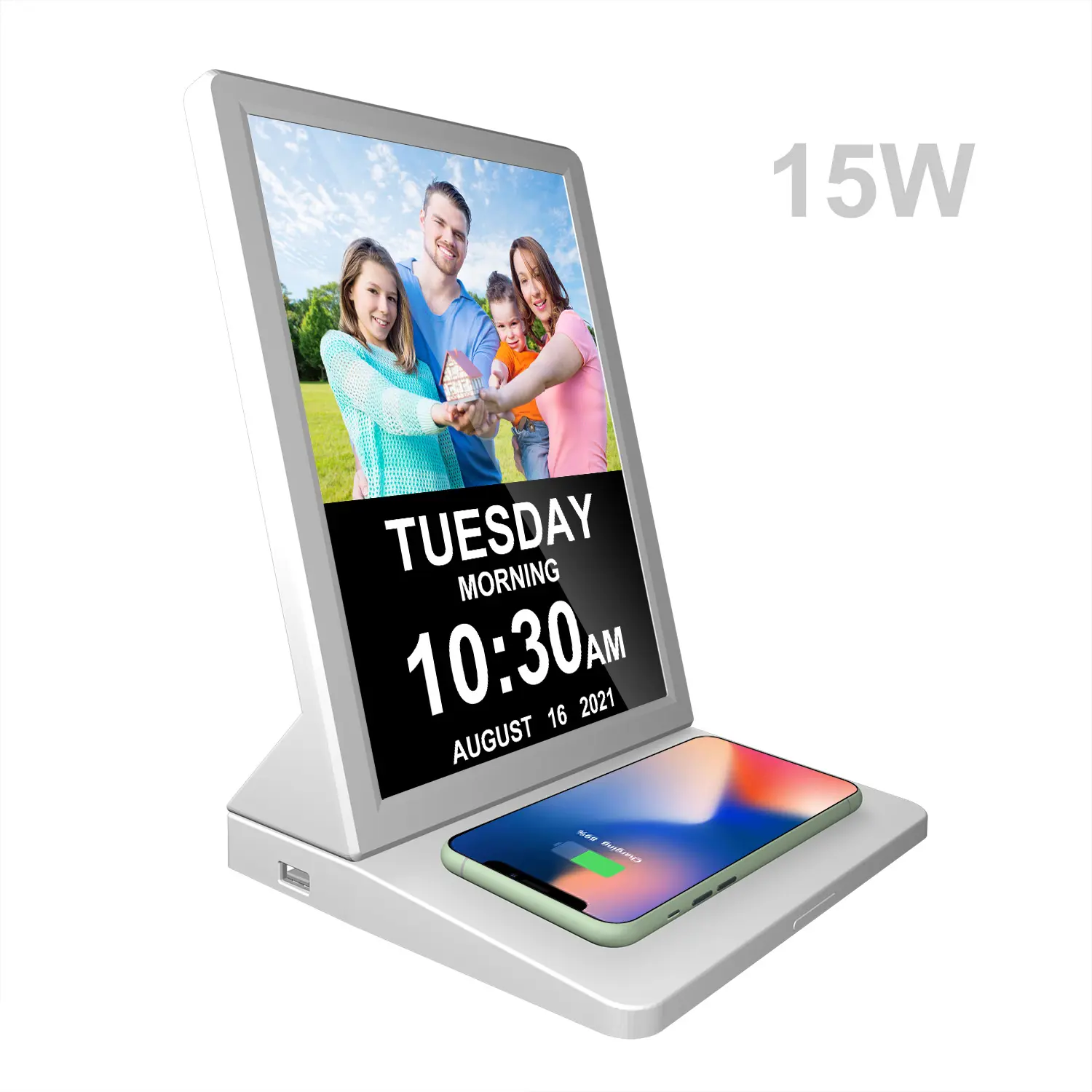 Android WiFi Small LCD 9.7 "Androidフードメニュータブレット、L字型スクリーンレストランテーブルトップスタンド広告