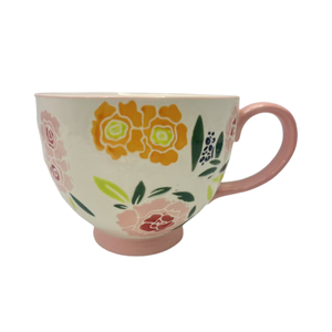 Nhà máy tùy chỉnh OEM 15 OZ dưới men màu handpainted hoa Cốc gốm súp cốc cốc cà phê xương Trung Quốc <span class=keywords><strong>Tea</strong></span> <span class=keywords><strong>Cup</strong></span> <span class=keywords><strong>Set</strong></span> - Product Image 5