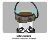 5000mAh Großkapazitäts-Solar-Handkurbel-Notfallradio IPX5 Wasserdicht AM/FM Campinglampe SOS-Taschenlampe Typ-C Überlebensset