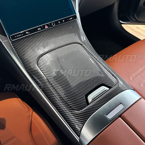 แผงคอนโซลกลางภายในรถยนต์ ฝาครอบแผงควบคุม สติ๊กเกอร์ตกแต่ง สำหรับ Mercedes-Benz GLC-Class X254 GLC260 GLC300 2023+ แต่งรถ - Product Image 6