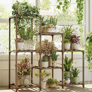 Vente en gros d'usine présentoir de pots de <span class=keywords><strong>plantes</strong></span> en bois présentoirs de fleurs multicouches en acier meubles <span class=keywords><strong>pour</strong></span> <span class=keywords><strong>plantes</strong></span> - Product Image 4