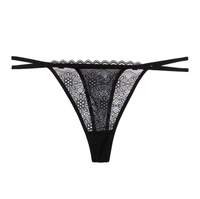 G-String Sexy en dentelle pour femmes, culotte, sous-vêtements féminins, Lingerie, taille unique, #0327, 3 pièces