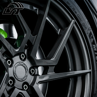 Jantes forgées monobloc personnalisées LYT, concaves profondes, 18, 19, 20, 21, 22 pouces, 5 trous, en alliage d'aluminium, adaptées aux voitures de sport de luxe