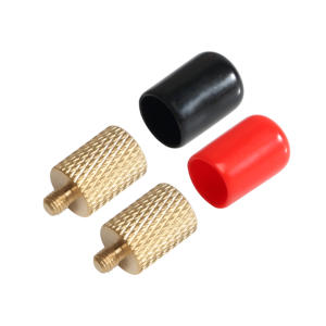 M5 M6 M8 Auto Car Latón Aluminio Tornillo Batería <span class=keywords><strong>Post</strong></span> Terminal Conector Adaptador Set con goma de PVC para RV Marine Battery <span class=keywords><strong>Post</strong></span> - Product Image 1