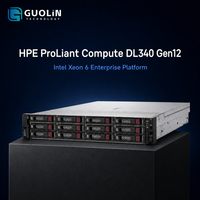 Serveur d'infrastructure de centre de données d'entreprise HPE ProLiant DL340 Gen12 2U en rack